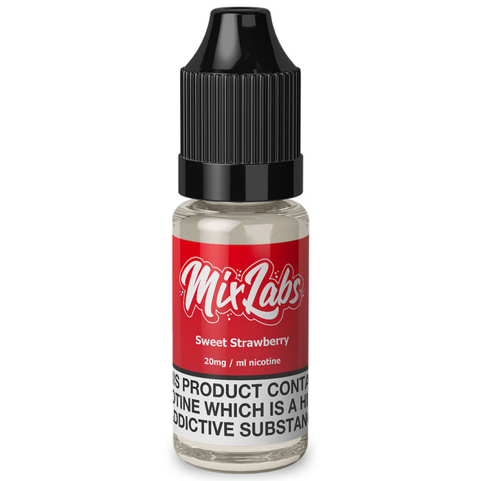 Sweet Strawberry Nicotine Salt By Mix Labs 10ml  Mix Labs   