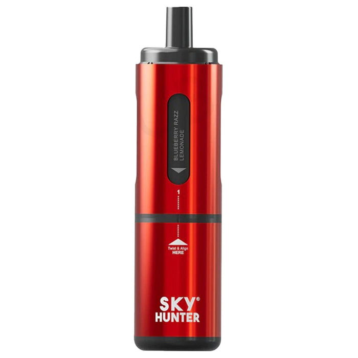 Sky Hunter 2600 4in1 Twist Slim vape kit  Sky Hunter Red kit - Scarlet  
