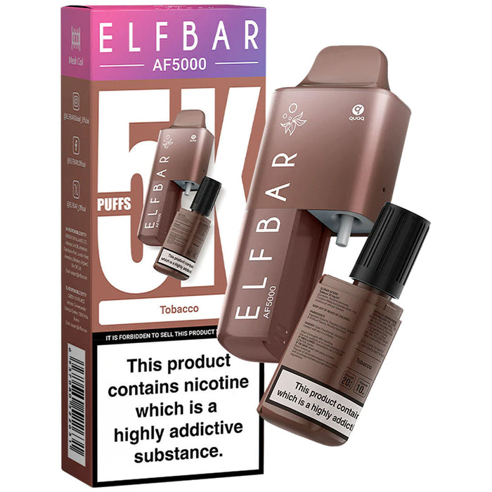 ELFBAR AF5000 Disposable Pod System 20mg  Elf Bar Tobacco  