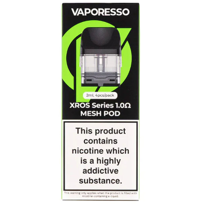 Xros Replacement Pods By Vaporesso 4 Pack  Vaporesso 1.0ohm  