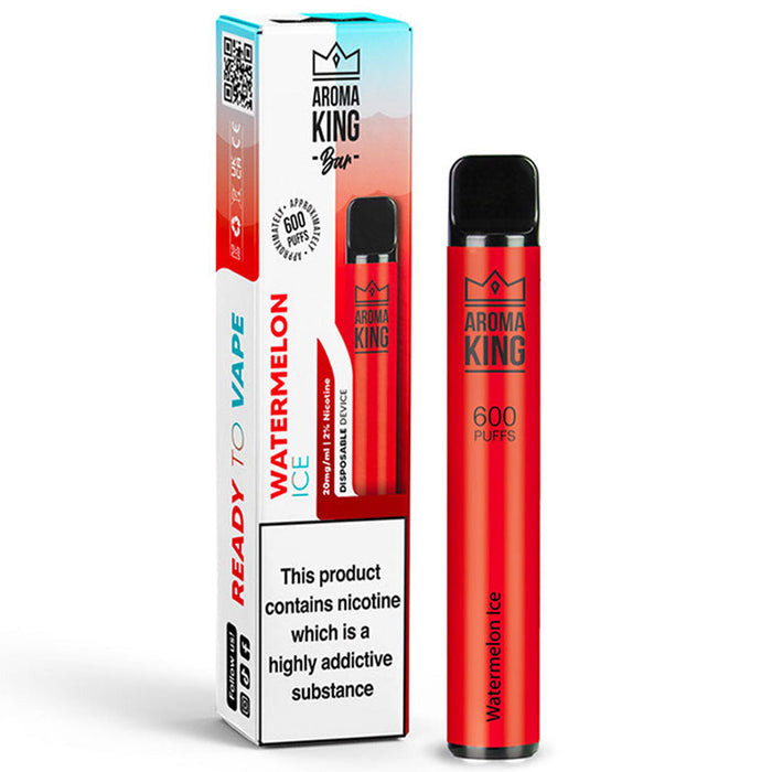 Aroma King - Air Flow - Disposable Device 600 puffs - 10mg  Aroma King Ns10mg Watermelon Ice 