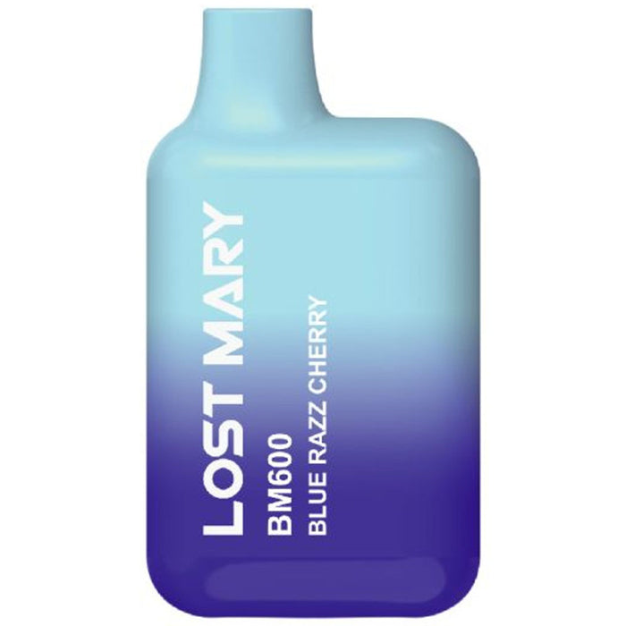 Lost Mary BM600 Disposable Vape 2%  Elf Bar 20mg Blue Razz Cherry 