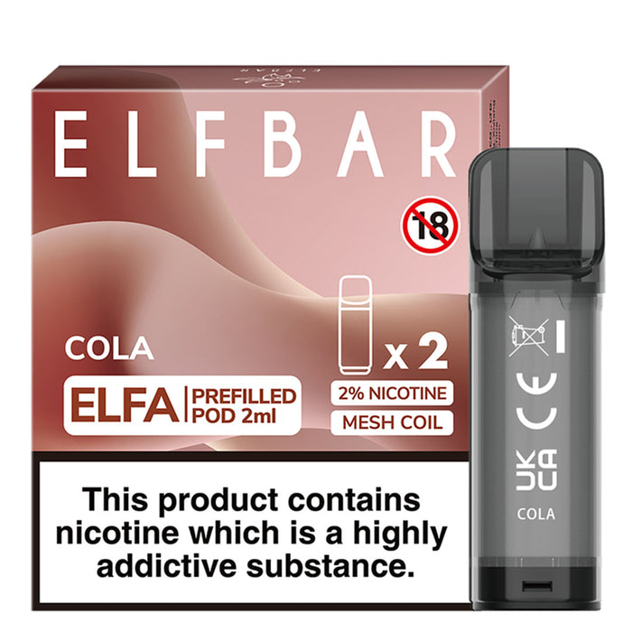 Cola Elfbar ELFA Prefilled Pods 2ml  Elf Bar   