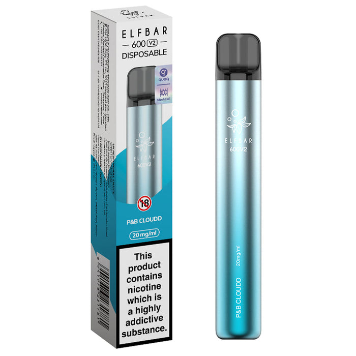 Elf Bar 600 V2 Disposable Vape  Elf Bar P&B Cloudd  