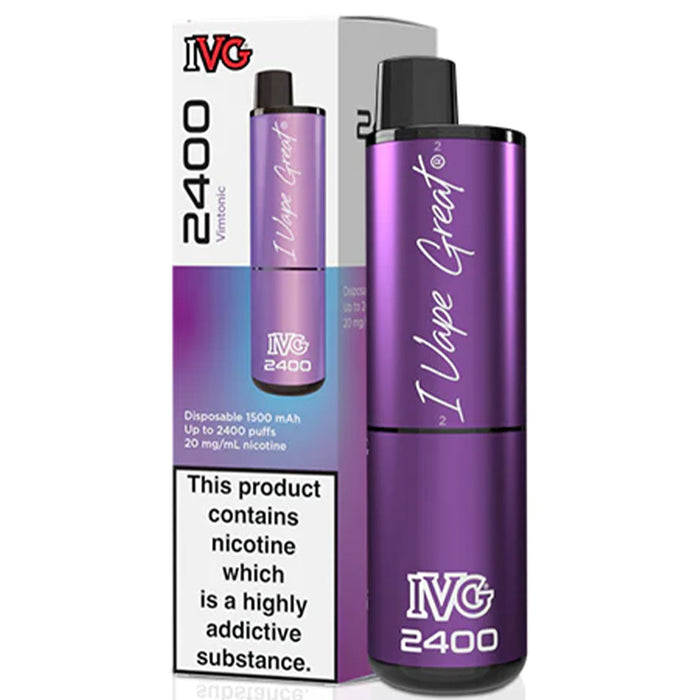 IVG 2400 Disposable Vape Pod Device  I VG Vimtonic  