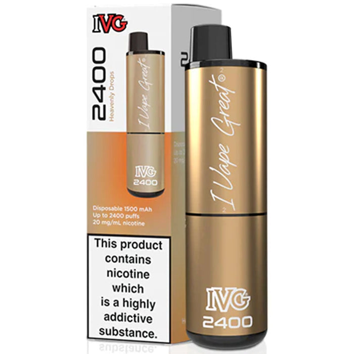 IVG 2400 Disposable Vape Pod Device  I VG Heavenly Drops  