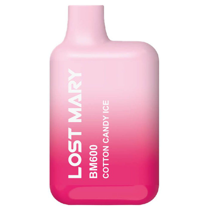Lost Mary BM600 Disposable Vape 2%  Elf Bar 20mg Cotton Candy Ice 