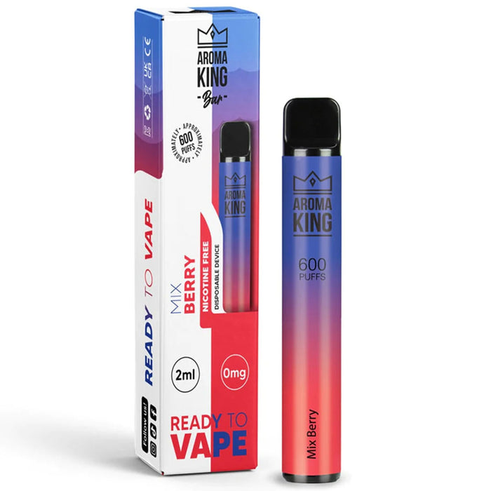 Aroma King - Air Flow - Disposable Device 600 puffs - 10mg  Aroma King Ns10mg Mixed Berry 