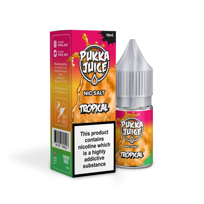 Pukka Juice Nic Salt Tropical E-Liquid  Pukka Juice   